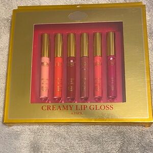 Creamy Lip Gloss 6-Pack — Assorted Pink & Coral Shades